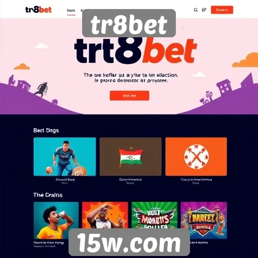 Tendências de design no site tr8bet para melhor experiência