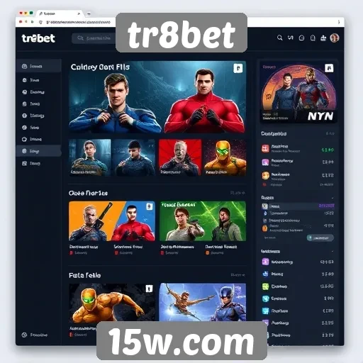 tr8bet apresenta nova interface para usuários